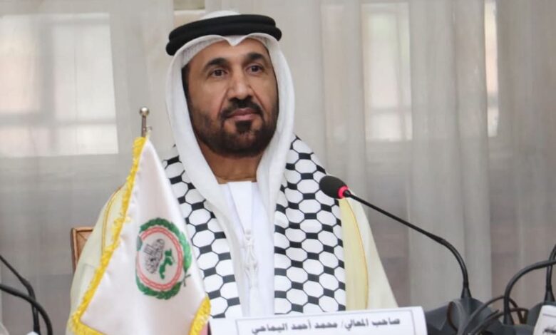 البرلمان العربي يستنكر تصريحات الرئيس الأمريكي الداعية لتهجير الفلسطيني 