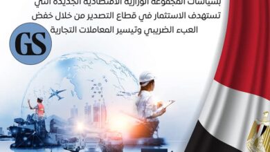 سياسات دعم المجموعة الوزارية الاقتصادية الجديدة للصادرات