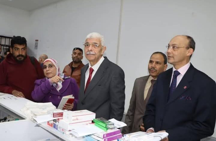 رئيس جامعة المنوفية يتابع أعمال التطوير والإنشاءات بالمجمع الطبي 1 رئيس جامعة المنوفية يتابع أعمال التطوير والإنشاءات بالمجمع الطبي