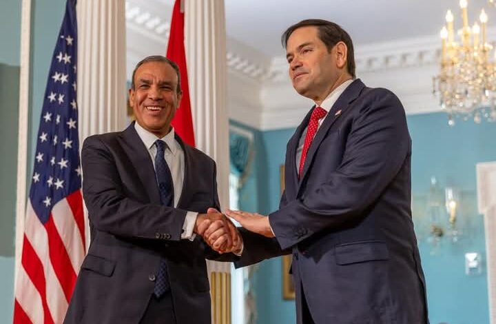 عاجل..وزير الخارجية والهجرة يعقد جلسة مباحثات مع نظيره الأمريكي 1 عاجل..وزير الخارجية والهجرة يعقد جلسة مباحثات مع نظيره الأمريكي