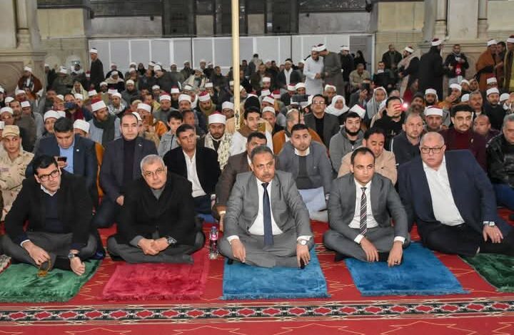 محافظ الشرقية يشهد إحتفالية مديرية الأوقاف بذكرى ليلة النصف من شعبان بمسجد الفتح بالزقازيق  