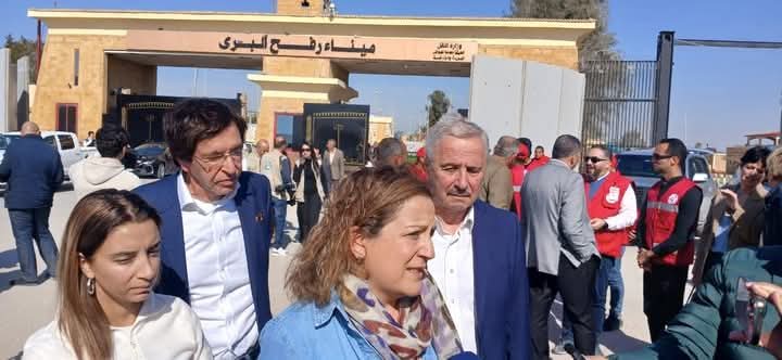 رئيسة وفد البرلمان الأوروبي تعرب عن التقدير لمصر على جهودها لدعم غزة وتؤكد رفض التهجير 1 رئيسة وفد البرلمان الأوروبي تعرب عن التقدير لمصر على جهودها لدعم غزة وتؤكد رفض التهجير