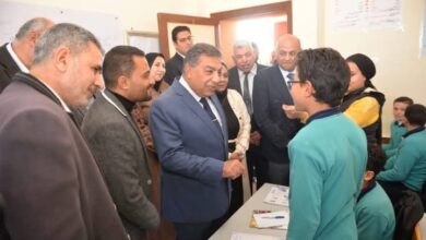 محافظ الدقهلية يفتتح مدرسة عزبة ابو غانم بديسط مركز طلخا 