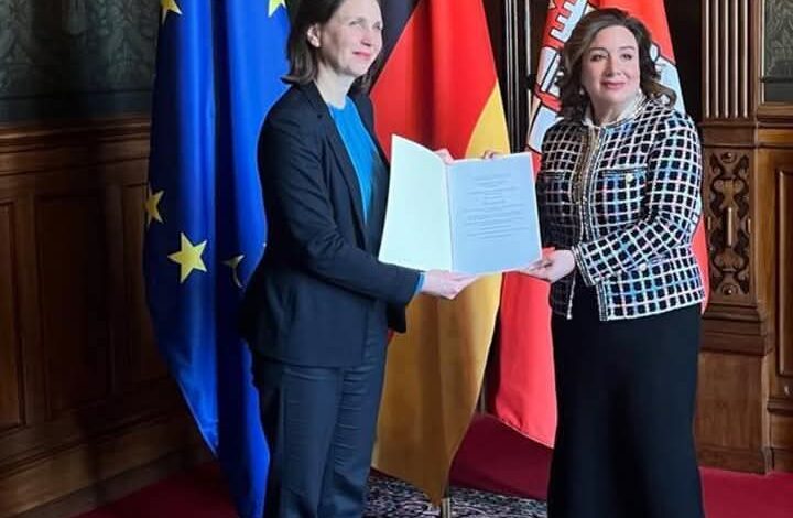 مراسم اعتماد قنصل عام جمهورية مصر العربية في هامبورج وشمال المانيا 1 مراسم اعتماد قنصل عام جمهورية مصر العربية في هامبورج وشمال المانيا