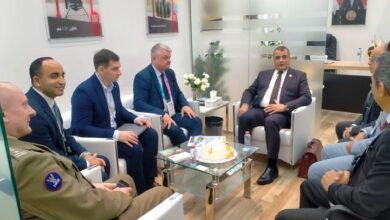 وزير الدولة للإنتاج الحربى يلتقى وزير الدولة لشؤون الدفاع الإماراتى