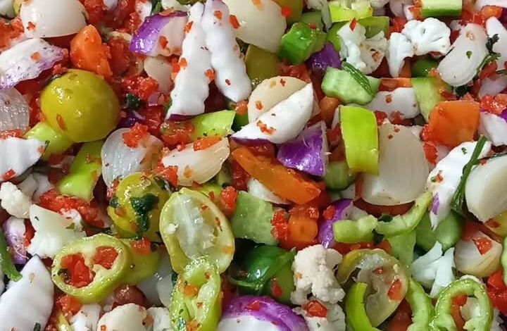 طريقة عمل مخلل مشكل 1 طريقة عمل مخلل مشكل