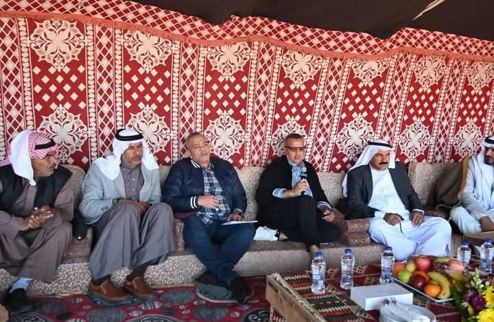 محافظ جنوب سيناء يتفقد مسجد الصديق بنويبع 