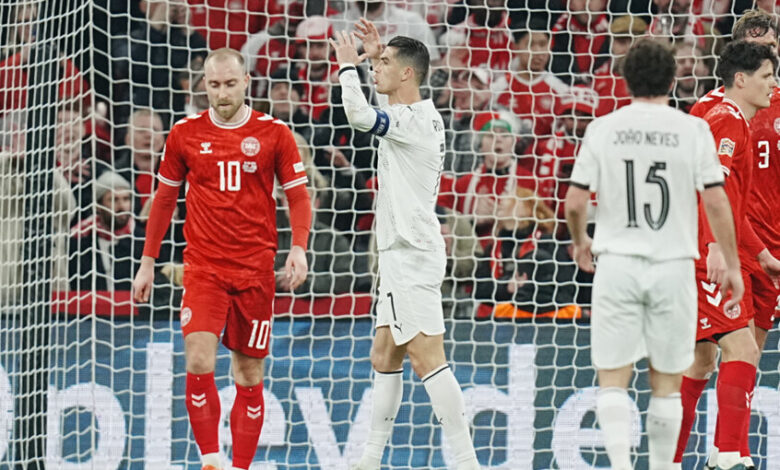 رونالدو يقود تشكيلة البرتغال أمام الدنمارك في ربع نهائي دوري الأمم الأوروبية 1 رونالدو يقود تشكيلة البرتغال أمام الدنمارك في ربع نهائي دوري الأمم الأوروبية