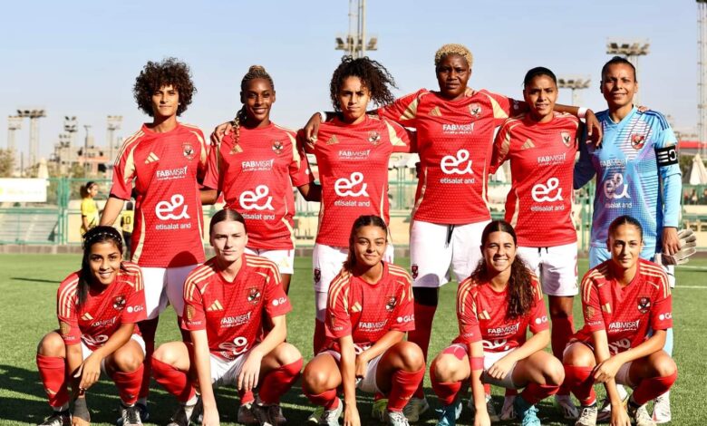 الأهلي يواجه المقاولون العرب في دوري كرة القدم النسائية