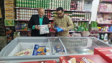 تحرير محاضر وإنذارات في حملة على أسواق المنتزه ثان بالإسكندرية