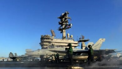 🔴عاجل ..غارات أمريكية على اليمن تستهدف مصنعا تابعا للحوثيين في الصليف