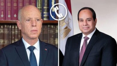 السيسي يتلقى اتصالًا هاتفيًا من نظيره التونسي يهنئه بعيد الفطر المبارك