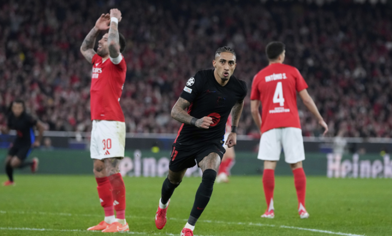   برشلونة ينتزع فوزا ثمينا على بنفيكا في عقر داره