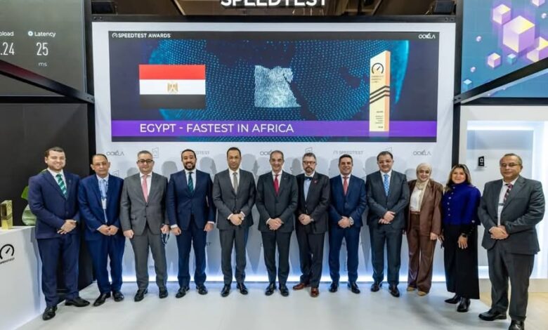 مصر تحافظ علي الصدارة وتفوز بجائزة أسرع إنترنت ثابت على مستوى أفريقيا 1 مصر تحافظ علي الصدارة وتفوز بجائزة أسرع إنترنت ثابت على مستوى أفريقيا
