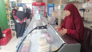 رئيس مركز كفر شكر بمحافظة القليوبية تتابع حملة رقابة على محلات التجارية