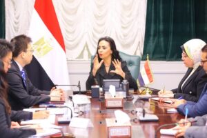 وزيرة التضامن الاجتماعي تلتقي الممثل الرئيسي الجديد لهيئة التعاون الدولي اليابانية في مصر «جايكا»