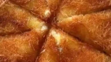 طريقة عمل الكنافة بالقشطة