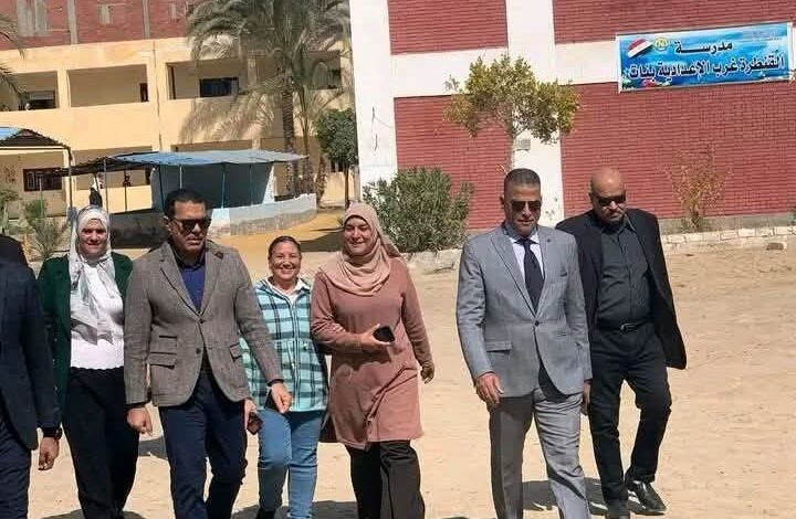 وكيل مديرية تعليم الإسماعيلية يتفقد عدد من مدارس إدارة القنطرة غرب التعليمية 1 وكيل مديرية تعليم الإسماعيلية يتفقد عدد من مدارس إدارة القنطرة غرب التعليمية