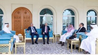 وزراء خارجية مصر والسعودية والأردن وقطر والإمارات يناقشون في الدوحة تنسيق الموقف العربي