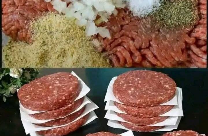 طريقة عمل البرجر المنزلي 1 طريقة عمل البرجر المنزلي