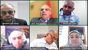 سويلم يبحث مع قيادات الوزارة و رؤساء الإدارات المركزية للرى بالمحافظات حالة المنظومة المائية