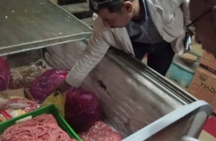 الاسكندرية: حملة مكبرة للتفتيش ومراقبة الاغذية و معالجة هبوط بشارع بحي غرب 