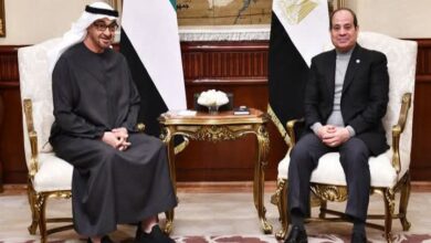 الرئيس السيسي: سعدت باستقبال رئيس دولة الإمارات في بلده الثاني مصر