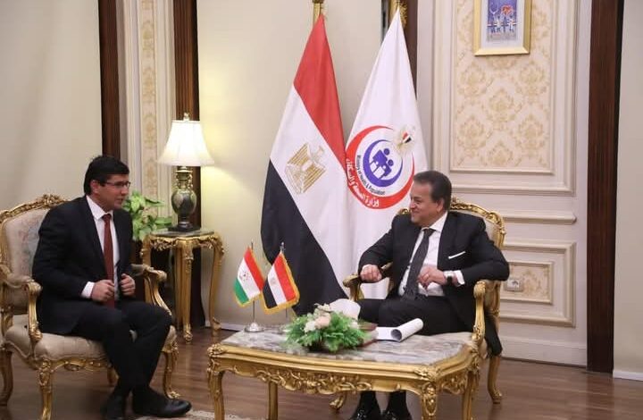 الصحة": مصر وطاجيكستان تبحثان تعزيز التعاون الصحي وتوسيع الشراكة الدوائية 1 الصحة": مصر وطاجيكستان تبحثان تعزيز التعاون الصحي وتوسيع الشراكة الدوائية