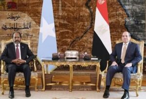 الرئيس السيسى يطمئن على نظيره الصومالى بعد المحاولة الآثمة لاستهداف موكبه بمقديشو