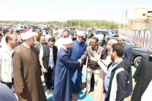 وزير الأوقاف ومفتي الجمهورية ومحافظو الجيزة والقاهرة والقليوبية يفتتحون مسجد النور بمحافظة الجيزة