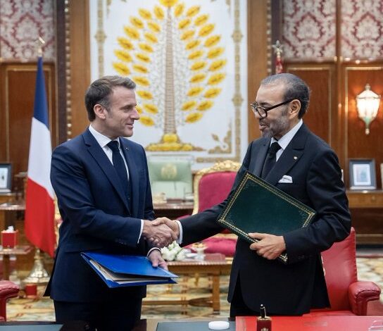 الرئيس الفرنسى يشيد بالعلاقات المغربية 1 الرئيس الفرنسى يشيد بالعلاقات المغربية