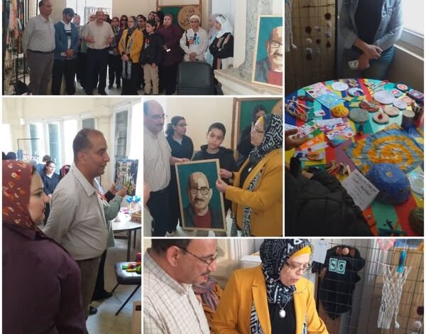 معرض التدريب الميداني يضيء مكتبة القاهرة الكبرى بمواهب فنية من مصر 1 معرض التدريب الميداني يضيء مكتبة القاهرة الكبرى بمواهب فنية من مصر