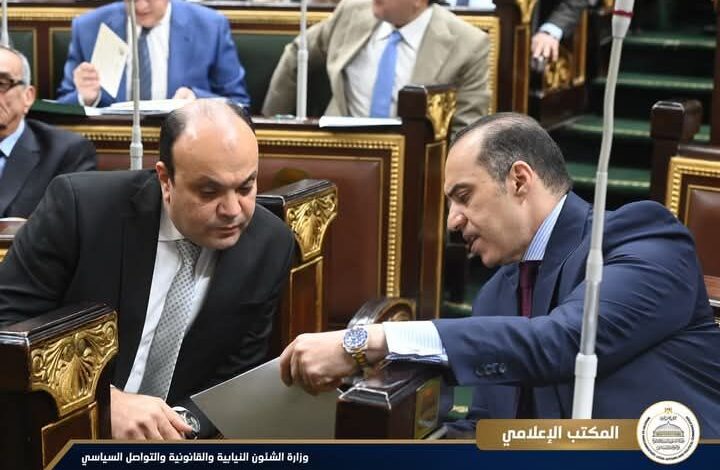 وزير الشئون النيابية خلال كلمته بجلسة مجلس النواب اليوم 1 وزير الشئون النيابية خلال كلمته بجلسة مجلس النواب اليوم