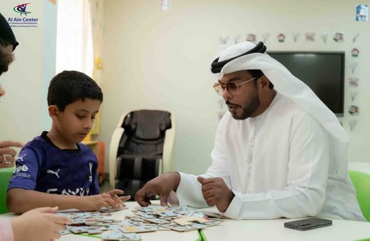 الممثل الرسمي للمركز العربي الأوربي بالإمارات يزور مركز العين للتدريب والتأهيل