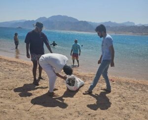 بالتنسيق مع محافظة جنوب سيناء ومجلس مدينة دهب معا لبيئة مستدامة