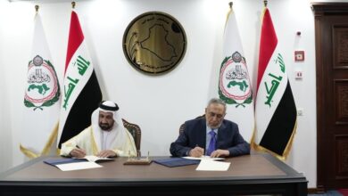 رئيس البرلمان العربي ورئيس مجلس النواب العراقي يوقعان مذكرة تعاون لتعزيز العمل البرلماني العربي المشترك