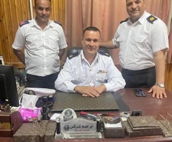 وزارة الداخلية تكرم الرائد إبراهيم شركس لتفانية فى العمل