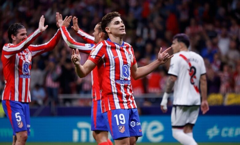 أتلتيكو مدريد يقسو على ضيفه رايو فاليكانو بثلاث اهداف في الدوري الإسباني