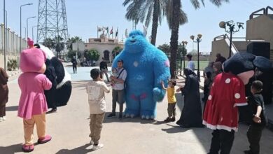 جامعة بنها تنظم حفلا ترفيهيا لمصابى غزة بالمستشفى الجامعى