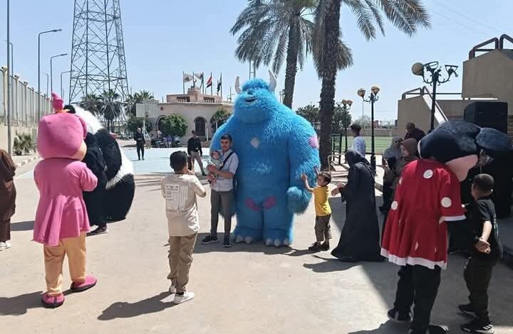 جامعة بنها تنظم حفلا ترفيهيا لمصابى غزة بالمستشفى الجامعى