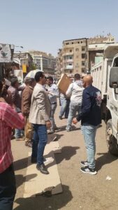 حملات مكبرة لرفع الإشغالات بميدان عرابي بالمحطة وشارعي البوسطة و الجلاء بالزقازيق