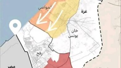 إسرائيل إحتلت بالكامل مدينة رفح الفلسطينية (جنوب قطاع غزة ) بعد إخلائها من السكان 