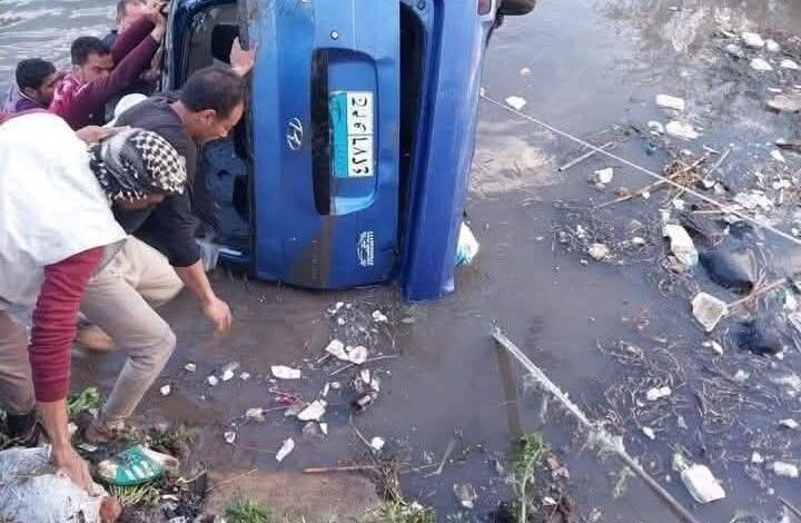 وفاة خمسة وإصابة ثلاثة آخرين بطريق بالدقهلية في حادث سير 