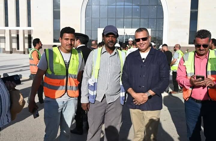 محافظ جنوب سيناء يقوم بجولة تفقدية بمطار سانت كاترين الدولي