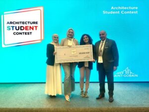 فوز فريق هندسة القاهرة بالمركز الأول فى مسابقة "سانت - جوبان" الفرنسية بمصر  