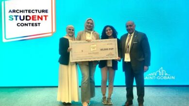 فوز فريق هندسة القاهرة بالمركز الأول فى مسابقة "سانت - جوبان" الفرنسية بمصر  