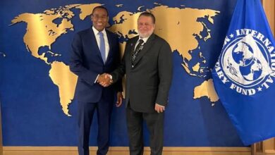 محافظ البنك المركزي المصري يلتقي نائب المدير العام لصندوق النقد الدولي بواشنطن 