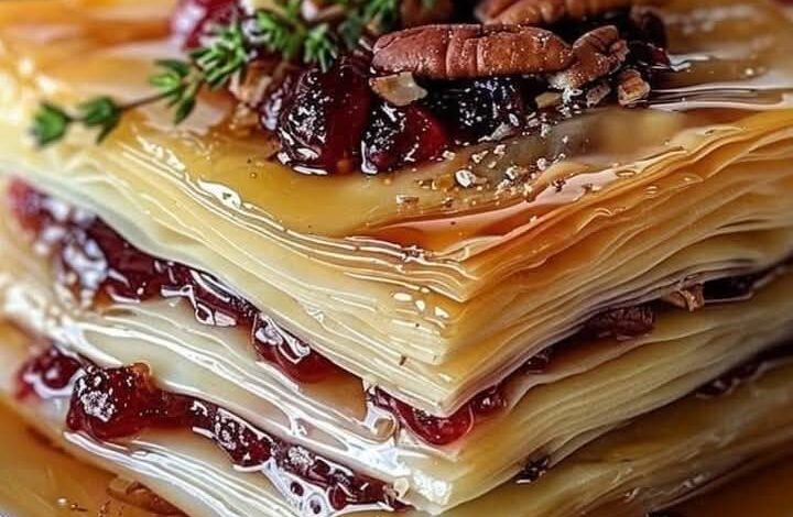 حلوى الجلاش بالمربي 1 حلوى الجلاش بالمربي