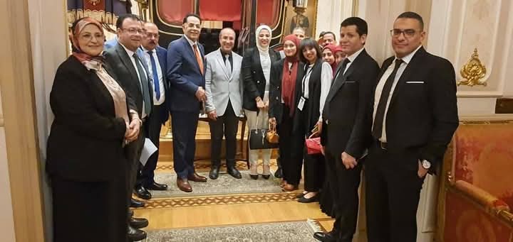 وفد من طلاب المنوفية المتفوقين يزور مجلس النواب دعمًا للمواهب المتميزة