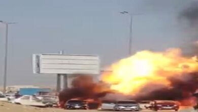 رجال الحماية المدنية ينقذون طريق الواحات من كارثة محققة بعد التدخل السريع